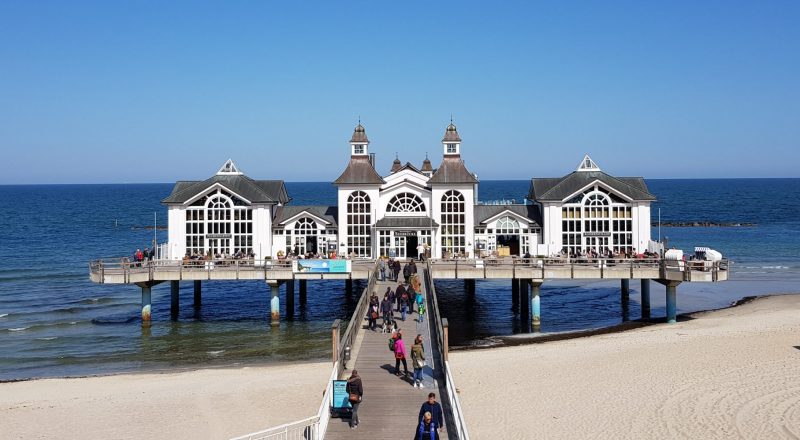 Die Seebrücke in Sellin auf Rügen ist immer gut besucht. (Bild: Johanna Münch)