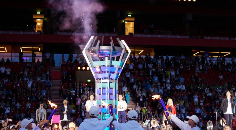 Die Eröffnung der Special Olympics Landesspiele Berlin 2022 im Stadion Alte Försterei. (Bild: LOC/Spindelndreier)